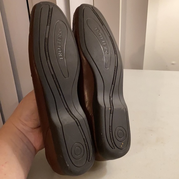 Trotters Sz 8N Francie brown leather loafer made in Brazil - Picture 9 of 9